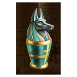 Anubis Canopic Jar